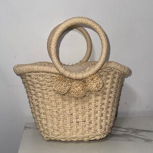 Stylish Natural Woven Women's Bag